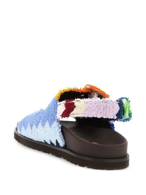 Missoni Mia pattern sandals - Blue