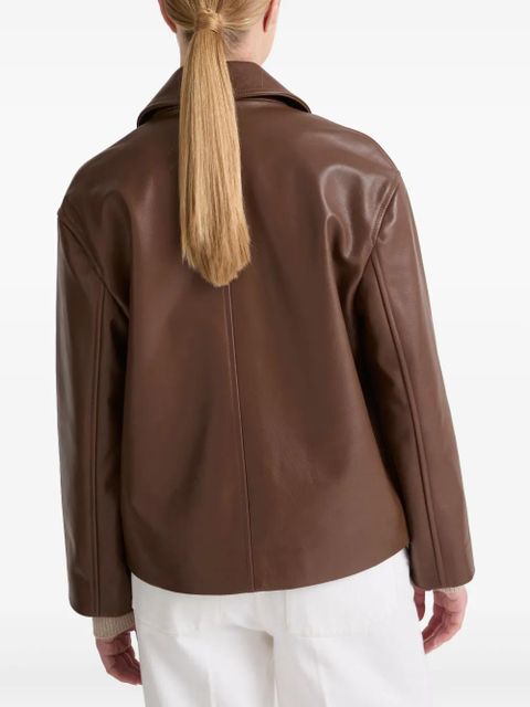 Yves Salomon leather jacket - Brown - zdjęcie produktu nr 2