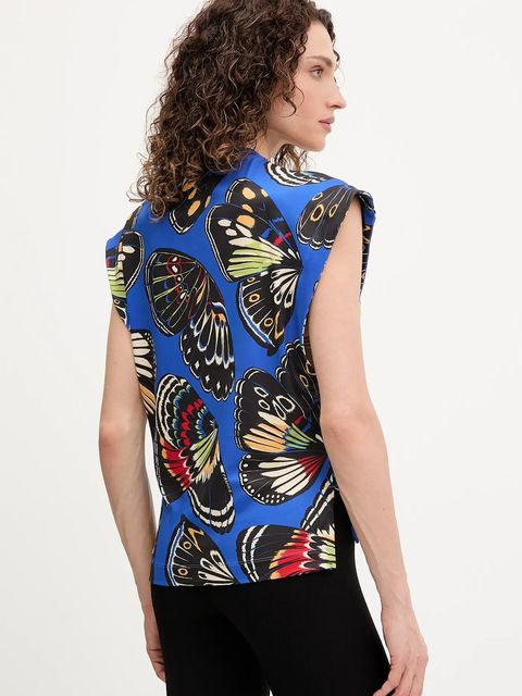 adidas Performance top treningowy x Farm Rio kolor niebieski KB5566