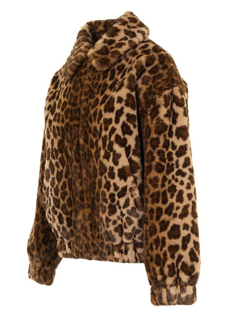 MC2 Saint Barth Aveline leopard zip jacket - Brown - zdjęcie produktu nr 2