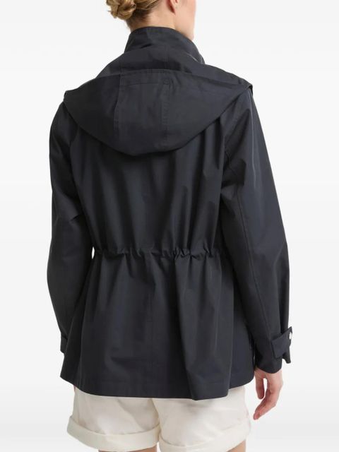 Yves Salomon hooded parka - Blue