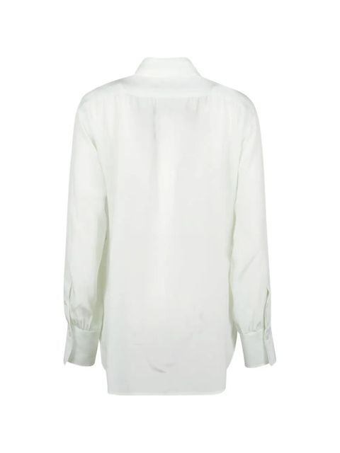 Victoria Beckham button-up collared shirt - White - zdjęcie produktu nr 2