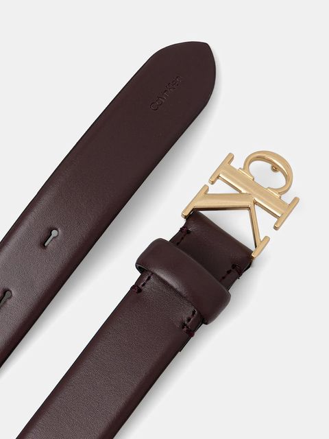 Calvin Klein pasek skórzany damski kolor brązowy LV04F7054G - zdjęcie produktu nr 2