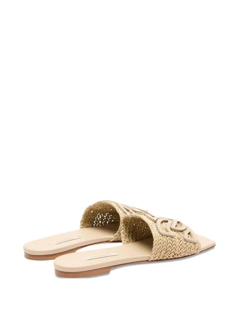 Casadei woven-strap flat sandals - Neutrals - zdjęcie produktu nr 2