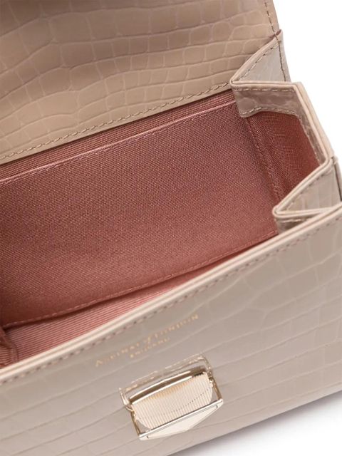 Aspinal Of London mini Mayfair top-handle bag - Neutrals