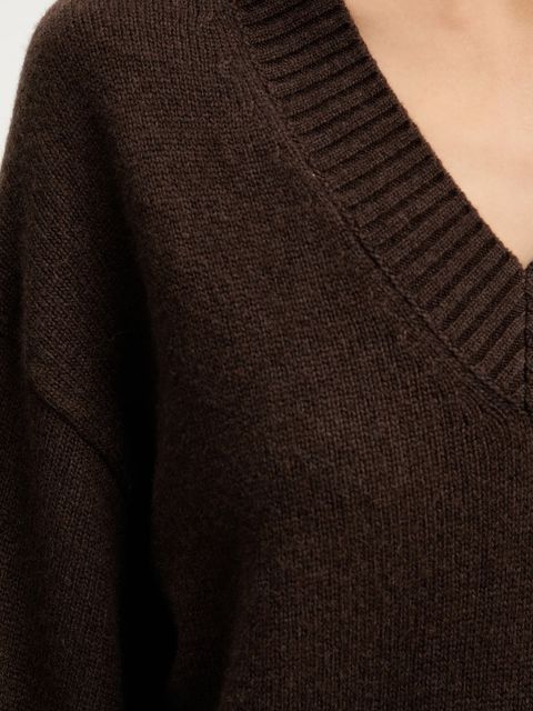 Marc O'Polo sweter z dodatkiem wełny damski kolor brązowy 510609060235 - zdjęcie produktu nr 2