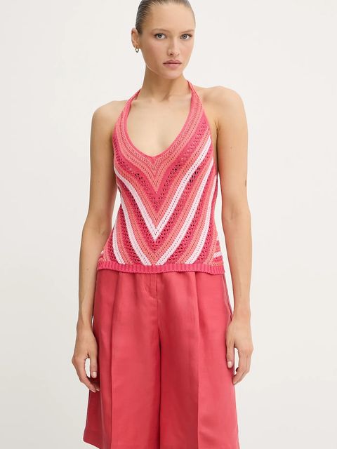 United Colors of Benetton top kolor różowy 1194EH01E