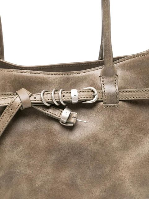 Marge Sherwood buckle-detail tote bag - Green