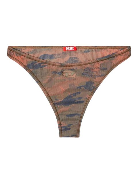 Diesel Bumchy-Utlt camouflage-print bikini bottoms - Pink - zdjęcie produktu nr 1
