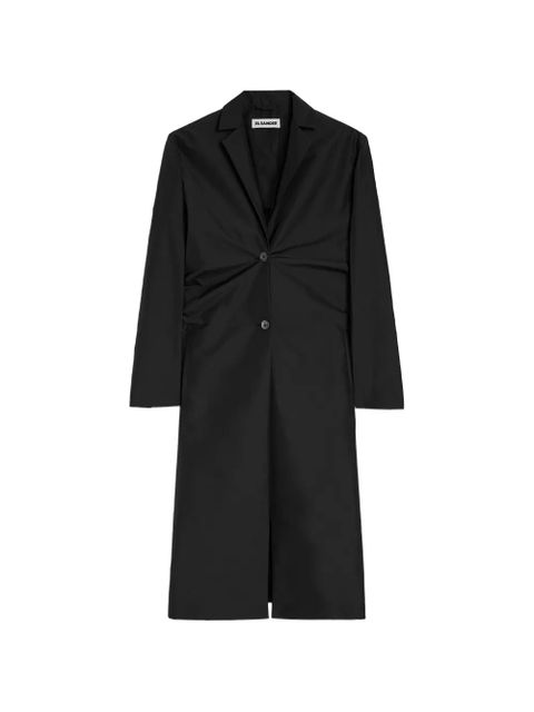 Jil Sander technical faille coat - Black - zdjęcie produktu nr 1