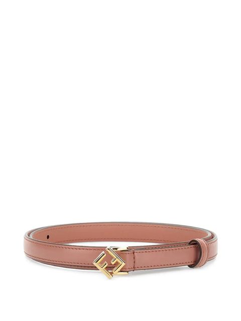 FENDI FF-buckle leather belt - Pink - zdjęcie produktu nr 1