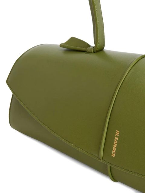 Jil Sander Linea leather shoulder bag - Green