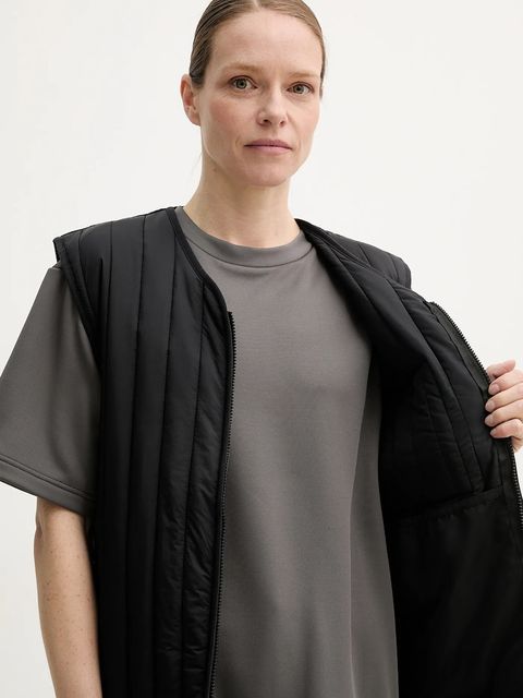 Rains bezrękawnik Banja Liner Vest T1 kolor czarny przejściowy 21660