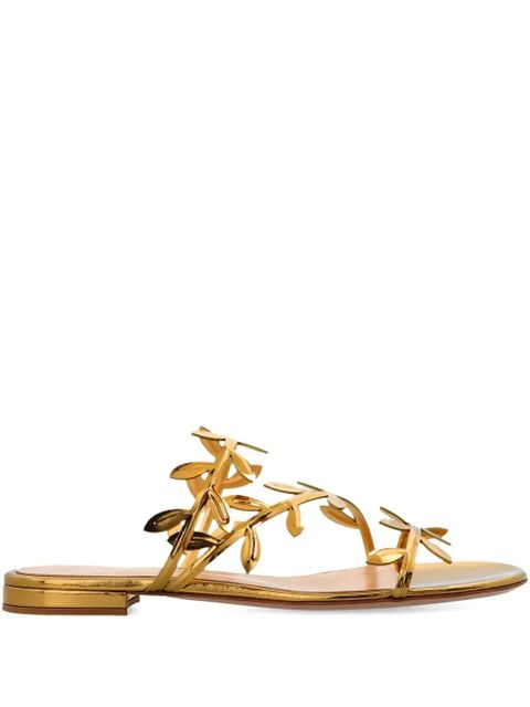 Gianvito Rossi leather sandals - Gold - zdjęcie produktu nr 1