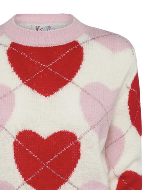 MC2 Saint Barth New Queen heart-print sweater - White - zdjęcie produktu nr 2