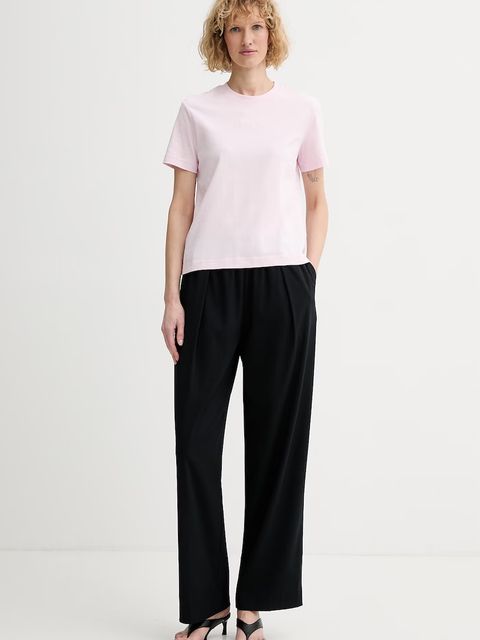 Calvin Klein T-shirt damski bawełniany - zdjęcie produktu nr 1