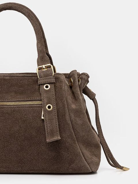 Answear.LAB torebka zamszowa - zdjęcie produktu nr 2