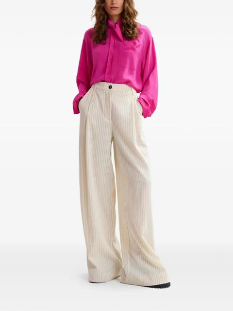 Essentiel Antwerp Josha pinstripe trousers - White - zdjęcie produktu nr 2