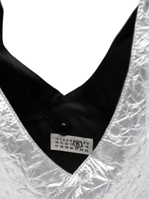 MM6 Maison Margiela textured shoulder bag - Silver