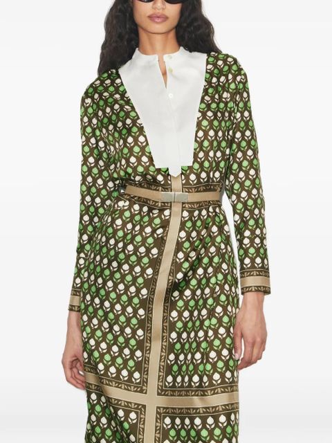 Tory Burch silk shirt dress - Brown