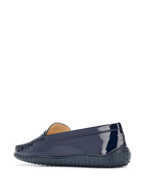 Tod's patent leather loafers - Blue
