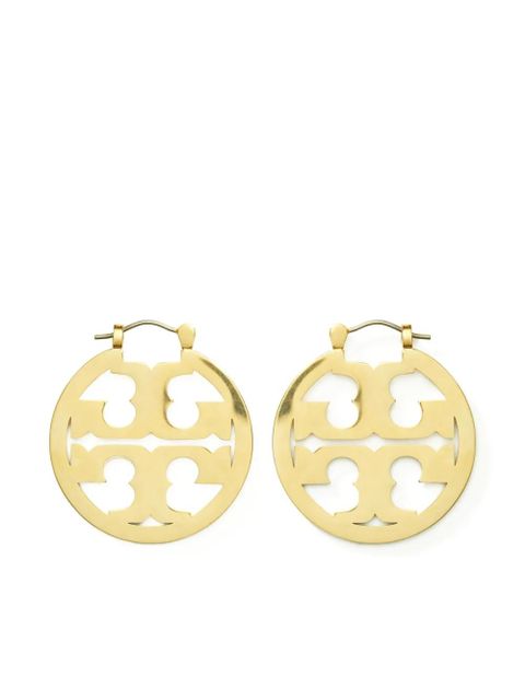 Tory Burch Miller polished-finish earrings - Gold - zdjęcie produktu nr 1