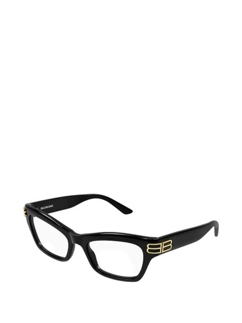 Balenciaga rectangle-frame glasses - Black - zdjęcie produktu nr 2