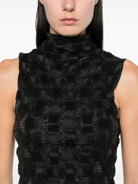 Nanushka roll-neck sleeveless top - Black - zdjęcie produktu nr 2