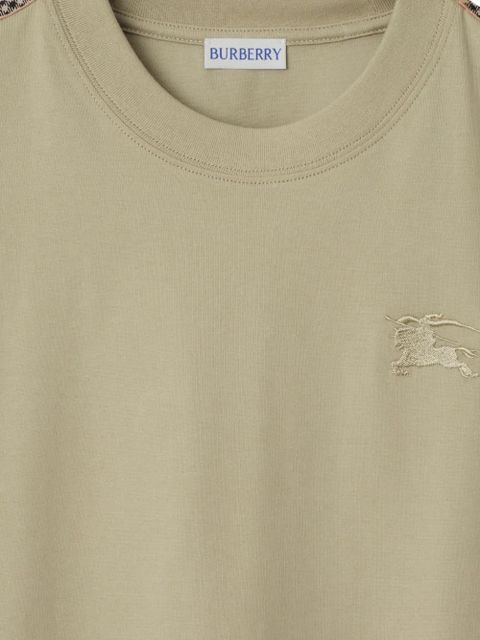 Burberry logo-embroidered T-shirt - Neutrals - zdjęcie produktu nr 2