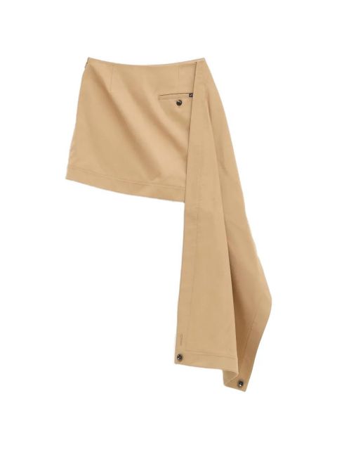 LOEWE draped panel mini skirt - Neutrals - zdjęcie produktu nr 2