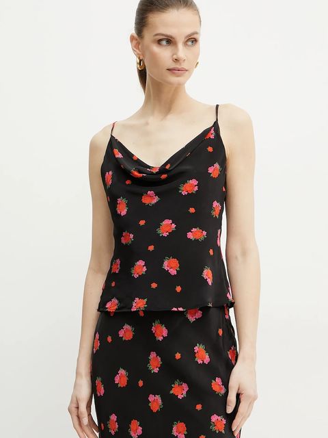 Bardot bluzka MONROE damska kolor czarny wzorzysta 59752TB2 - zdjęcie produktu nr 1