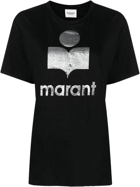 MARANT ÉTOILE Zewel logo-print T-shirt - Black - zdjęcie produktu nr 1