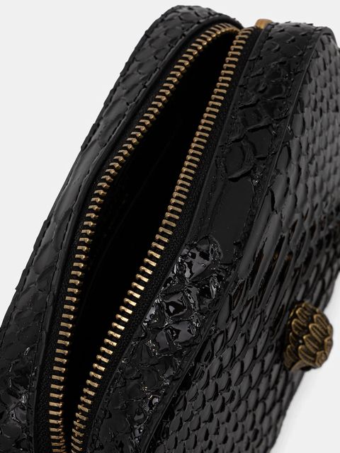 Kurt Geiger London torebka skórzana KENSINGTON kolor czarny 9321100719