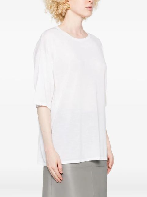 TOTEME longline T-shirt - White - zdjęcie produktu nr 2