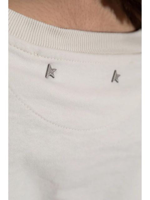 Golden Goose logo-lettering T-shirt - White