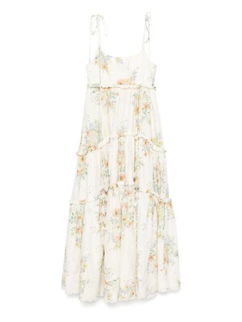 ALEMAIS floral-print dress - Neutrals - zdjęcie produktu nr 1