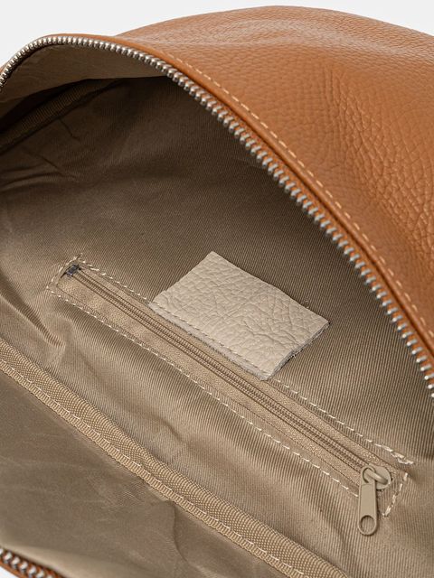 Answear.LAB torebka skórzana kolor brązowy