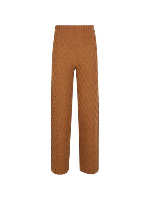 Max Mara Pevera knitted trousers - Brown - zdjęcie produktu nr 1