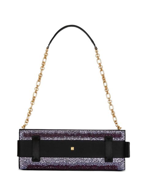 Balmain Anthem crystal clutch bag - Purple - zdjęcie produktu nr 2