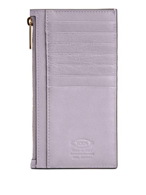 Tod's logo-engraved wallet - Purple - zdjęcie produktu nr 2