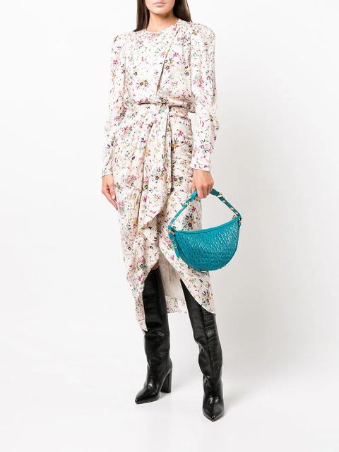 MARANT ÉTOILE Berthe floral-print skirt - Neutrals - zdjęcie produktu nr 2