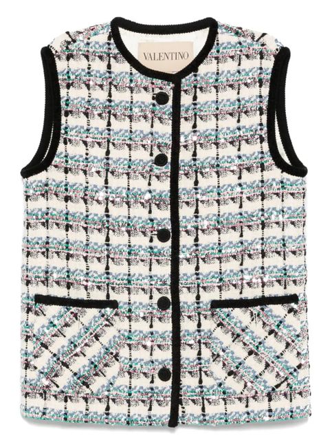 Valentino Garavani button-up vest - Neutrals - zdjęcie produktu nr 1