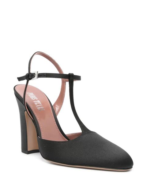 Paris Texas 110mm satin pumps - Black - zdjęcie produktu nr 2