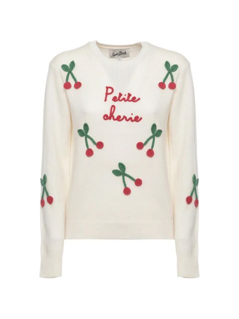 MC2 Saint Barth New Queen embroidered sweater - Neutrals - zdjęcie produktu nr 1