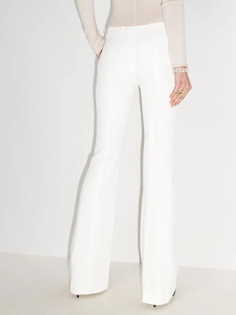 Alexander McQueen mid-rise flared trousers - White - zdjęcie produktu nr 2