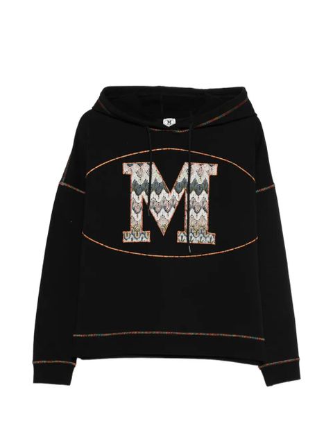 Missoni logo-embroidery hoodie - Black - zdjęcie produktu nr 1