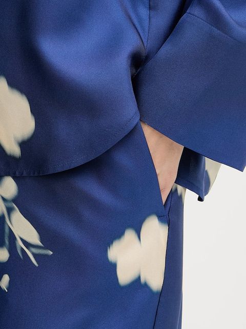 MM by Max Mara spodnie jedwabne HELGA