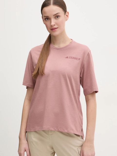 adidas TERREX t-shirt Xploric damski kolor różowy JE0377 - zdjęcie produktu nr 1