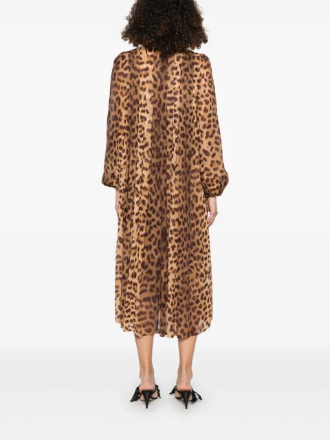 ZIMMERMANN Crush midi dress - Brown