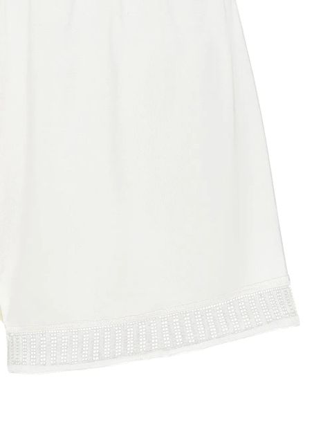 ERES Sylvie Graphic lace-trim shorts - White - zdjęcie produktu nr 2